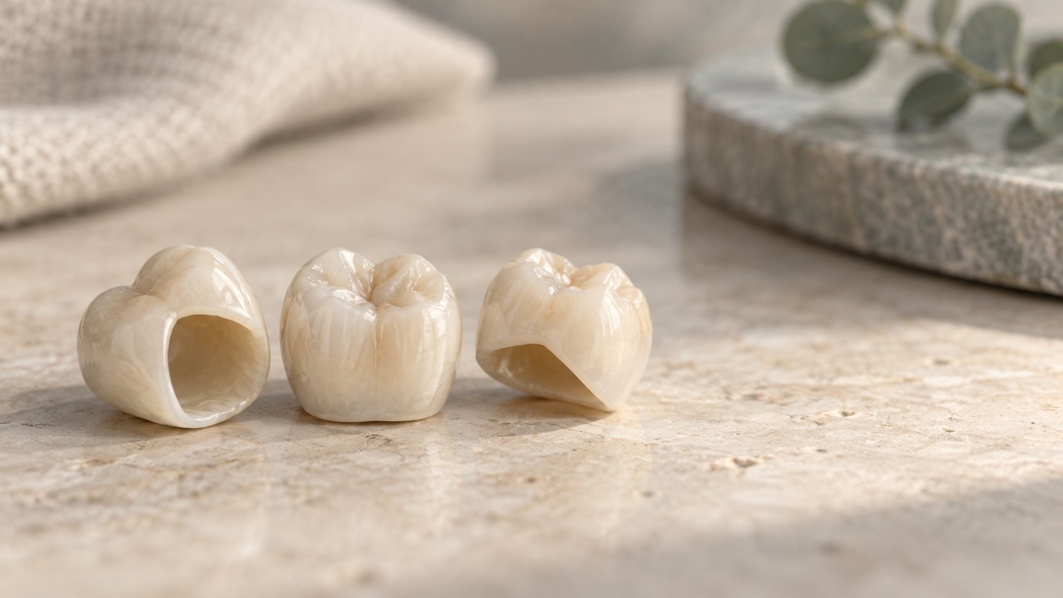 Ceramic dental crowns